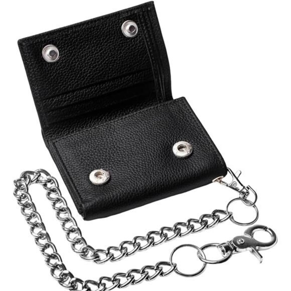 Mens Wallets Black Trifold Rfid Protection Trifold Wallet Trifold Wallets - Picture 4 of 7